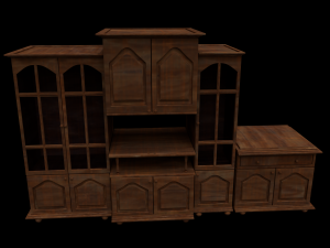 home cabinet 3D 模型