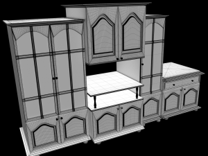 home cabinet 3D 模型