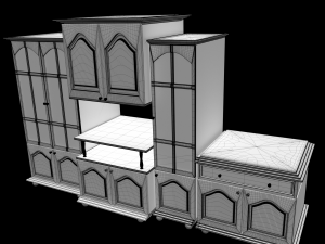 home cabinet 3D 模型