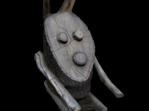 wooden rabbit 3D Model