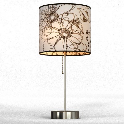 doubloon cove 195 table lamp 3D Model .c4d .max .obj .3ds .fbx .stl .blend 