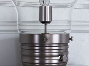edison table lamp with globe shade 3Dモデル