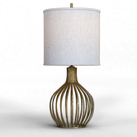 bast table lamp 3D Модель .c4d .max .obj .3ds .fbx .stl .blend 