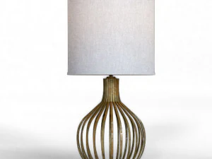 łykowa lampa stołowa Model 3D
