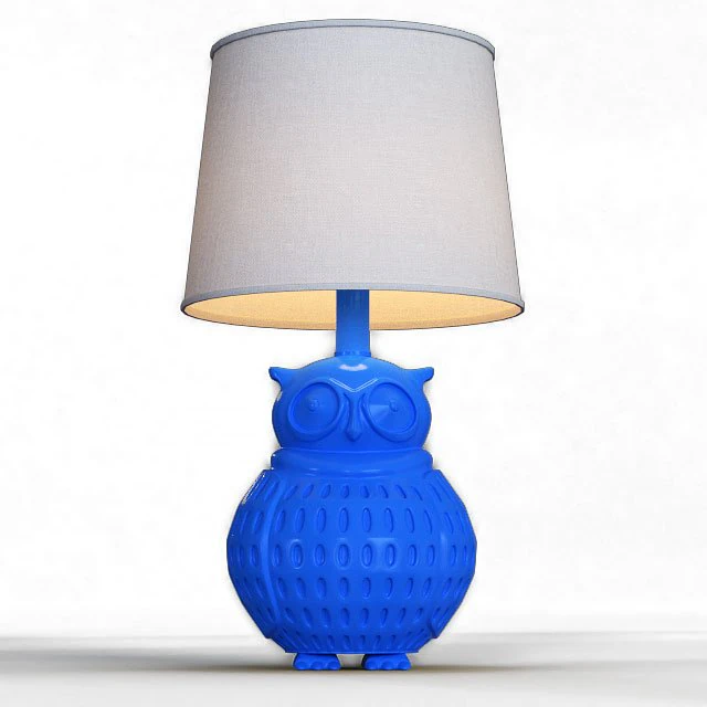 bryan table lamp 3D Model .c4d .max .obj .3ds .fbx .stl .blend 