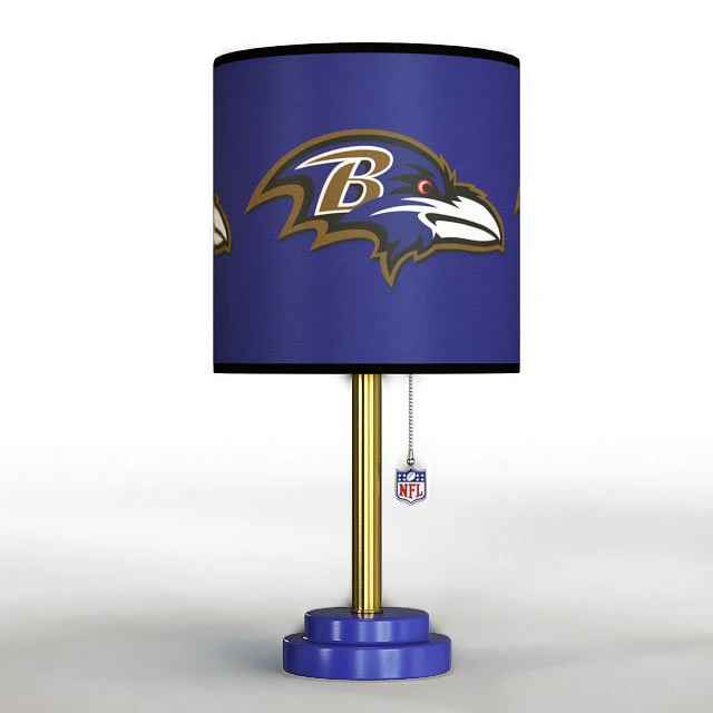 nfl table lamp 3D Model .c4d .max .obj .3ds .fbx .stl .blend