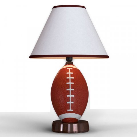 kickoff time table lamp Modello 3D .c4d .max .obj .3ds .fbx .stl .blend 