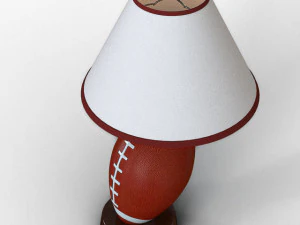 kickoff time table lamp 3D Model