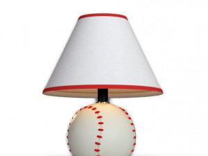 tessa baseball table lamp 3D Model