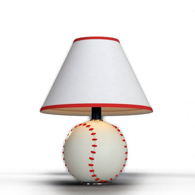 Tessa Baseball Table Lamp 3d Model In Table Lamps 3dexport