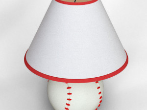 tessa baseball table lamp 3D Model