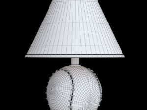 tessa baseball table lamp 3D Model
