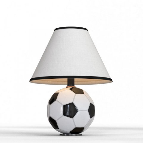 futbol table lamp Model 3D .c4d .max .obj .3ds .fbx .stl .blend