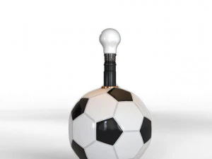 futbol table lamp 3D Model