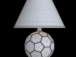futbol table lamp Model 3D
