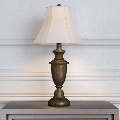 rowan table lamp set Modello 3D .c4d .max .obj .3ds .fbx .stl .blend 