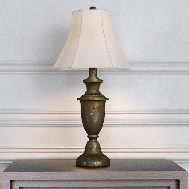 rowan table lamp set 3D Model .c4d .max .obj .3ds .fbx .stl .blend 