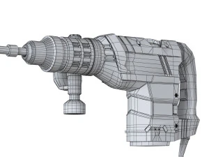 jackhammer bosh profesional 3D Model
