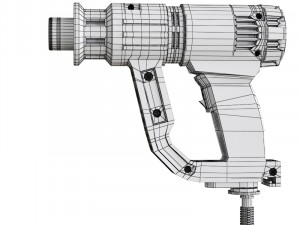hair dryer building 3D Model