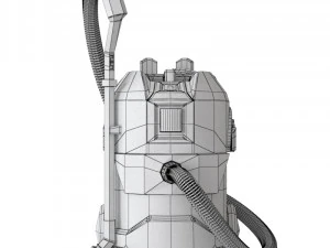 makita vacuum cleaner wet and dry dust extractor 3D Model