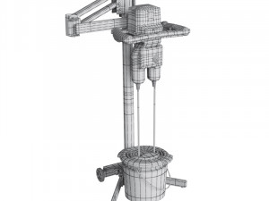 drill mixer ridgid 3D Model