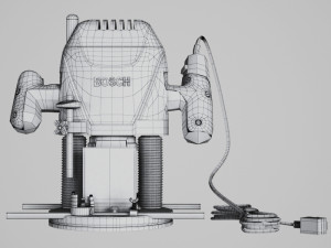 router bosch 3D 模型