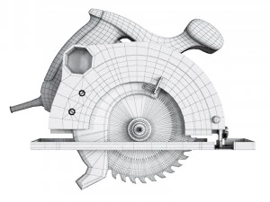 circular saw hammer 3D Model
