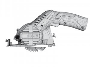 mini circular saw bosch 3D 모델