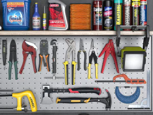 garage tools set 5 3D Model