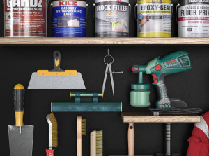 garage tools set 6 Modello 3D