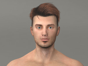 realistic man 3D Model