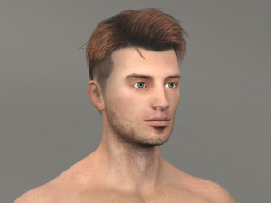 realistic man 3D-Modell