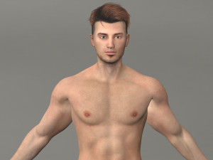 realistic man 3D-Modell