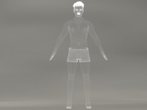 realistic man 3D-Modell
