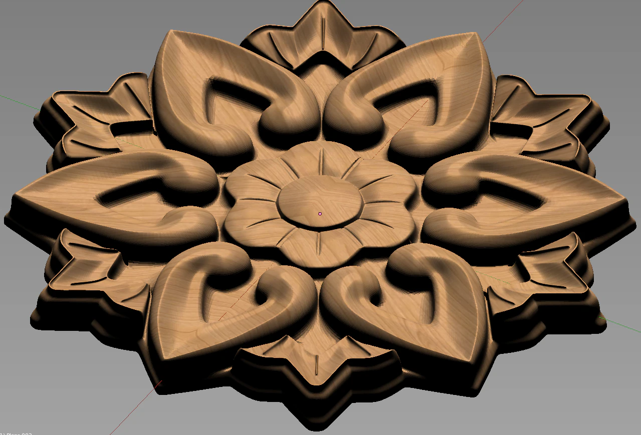 carved element 3D Model .c4d .max .obj .3ds .fbx .stl .blend 