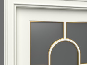 interior classic door Modello 3D