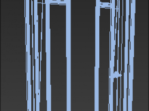 interior classic door Modello 3D