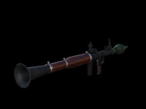 rpg-7 anti-tank grenade launcher 3D Model