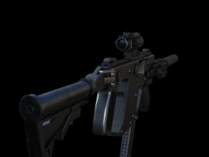 submachine smg 3D Model