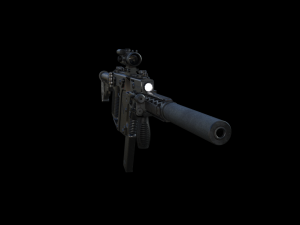 submachine smg 3D Model