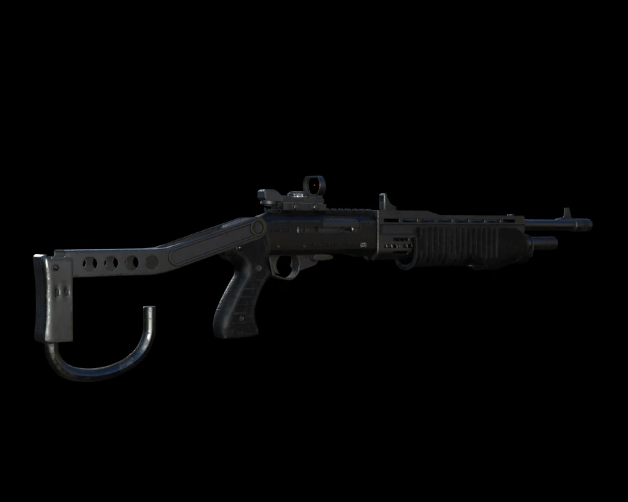 tss gas airsoft shotgun 3D Model .c4d .max .obj .3ds .fbx .stl .blend 