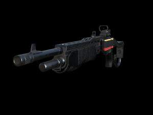 tss gas airsoft shotgun 3D 모델