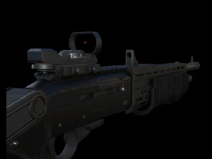 tss gas airsoft shotgun 3D Model