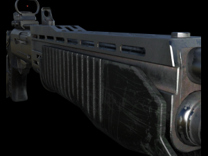 tss gas airsoft shotgun 3D 모델
