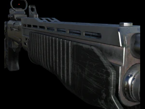 tss gas airsoft shotgun 3D Model
