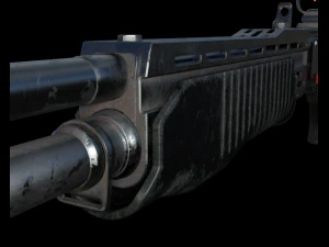 tss gas airsoft shotgun 3D Model