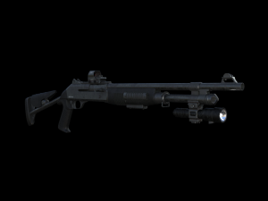 remington 887 nitro mag shotgun 3D Model