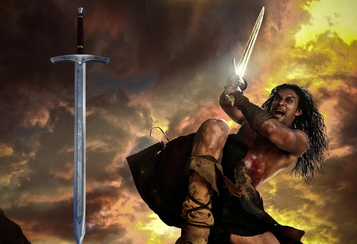 conan the barbarian sword 3D Model .c4d .max .obj .3ds .fbx .stl .blend 