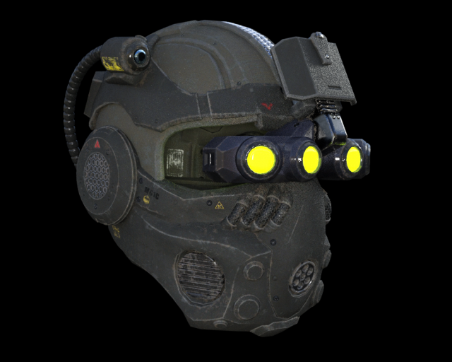 tactical assault night vision 3D Model .c4d .max .obj .3ds .fbx .stl .blend 