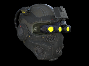 tactical assault night vision 3D Model